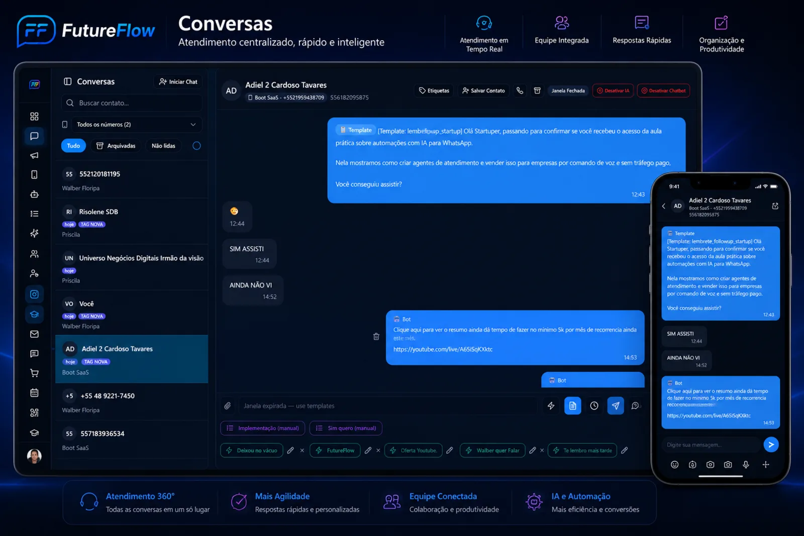 Centralize toda sua operação
